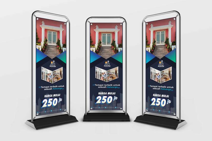 Door Frame Banner Promosi Properti Eksklusif - Image 1