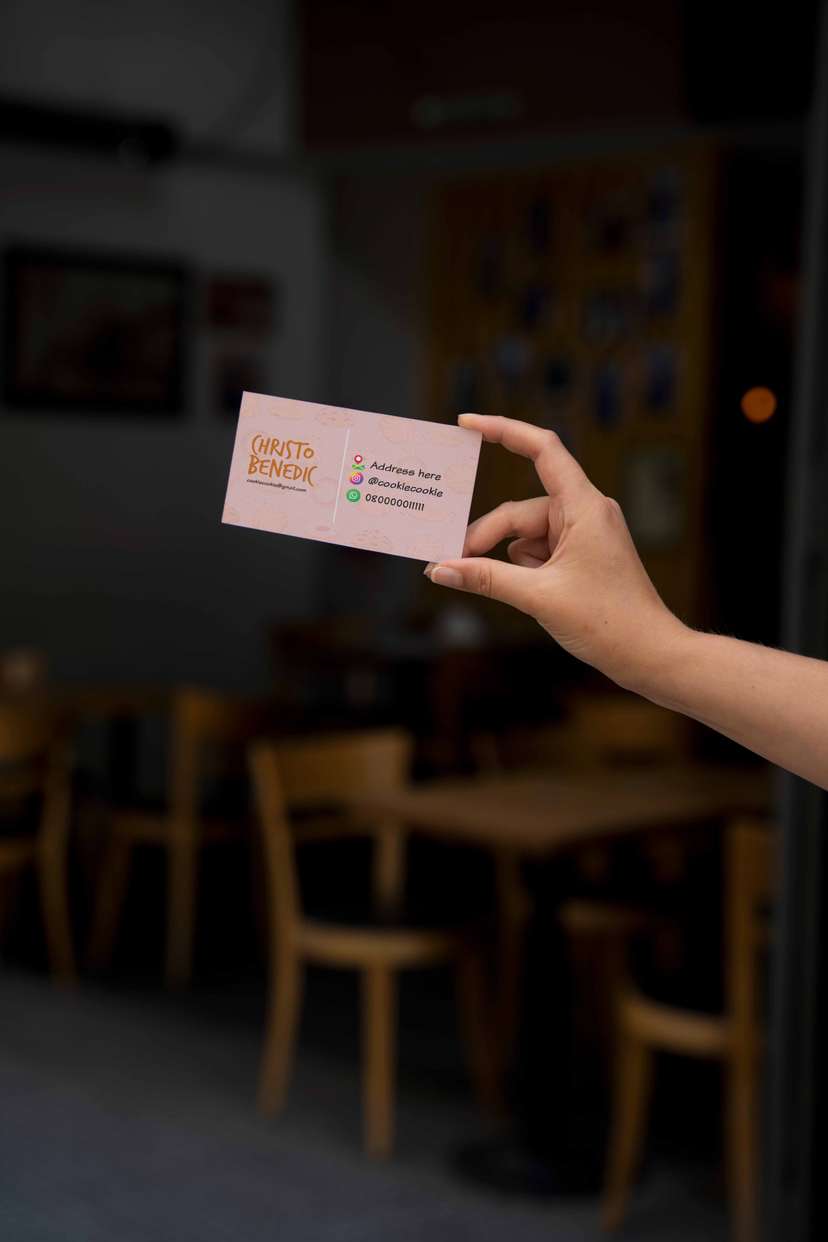 Kartu Nama Manis & Playful Bisnis Kue Kering - Image 2