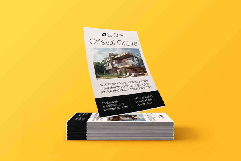 Flyer Properti Eksklusif Real Estate - Image 1