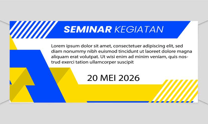 Banner Seminar Kegiatan Organisasi - Image 1