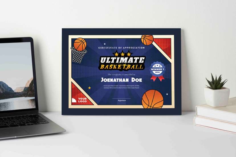 Sertifikat Apresiasi Kompetisi Olahraga Basket - Image 1