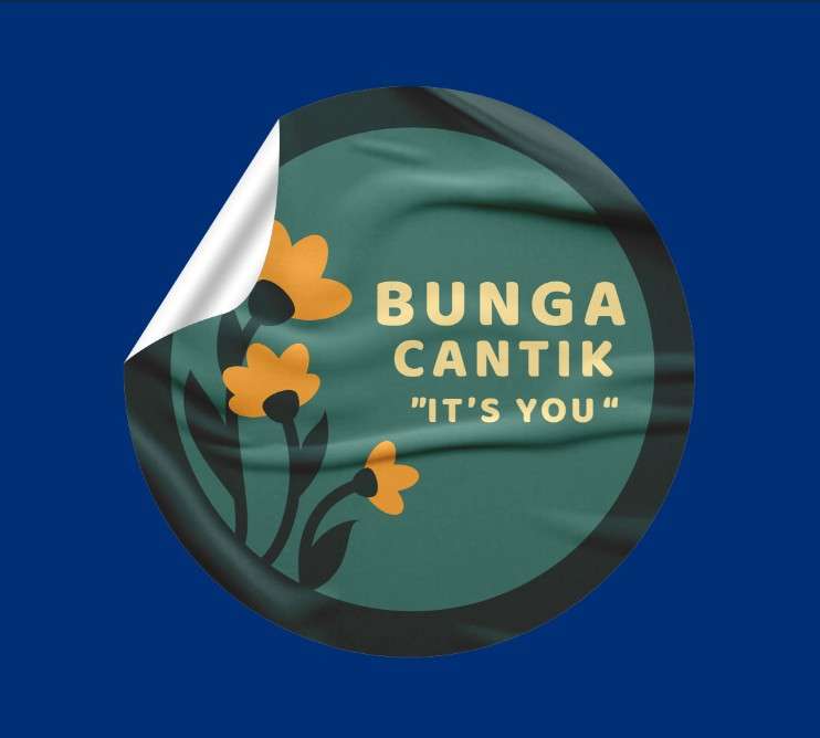 Design Circle Beautiful Flowers with "It's You" Theme - Image 1