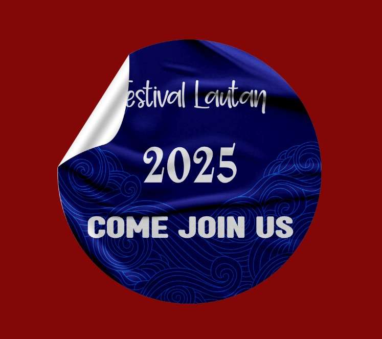 Festival Lautan 2025 – Join Us Sticker Design - Image 1