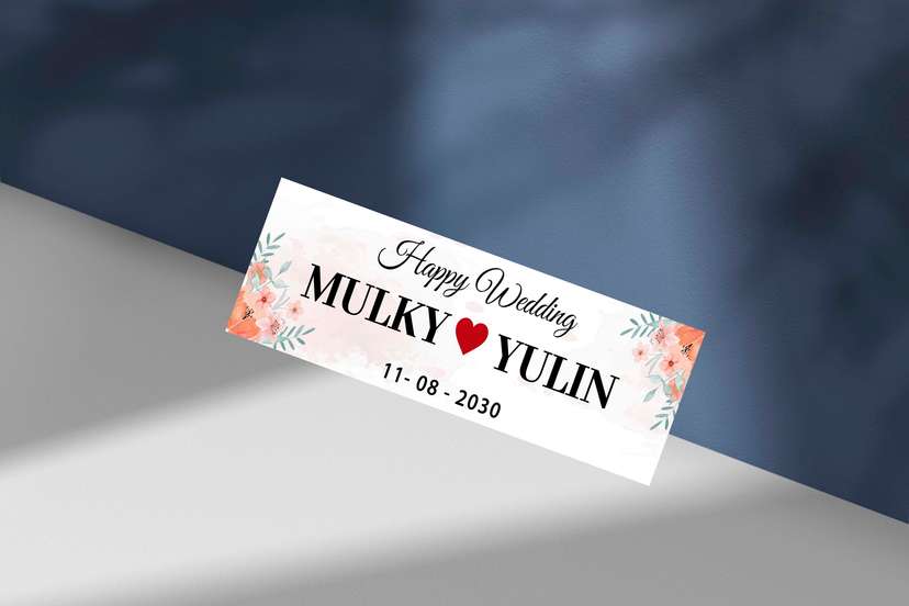 Wedding Plat Acara Mewah Nuansa Elegan Paduan Peach - Image 1