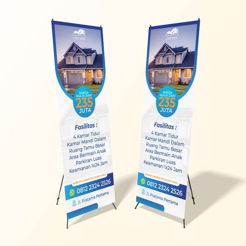 X Banner Promo Perumahan / Rumah Murah  - Image 1