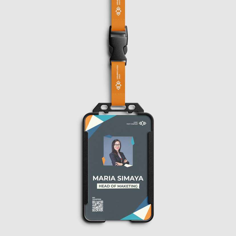 ID Card Modern - Dominasi Warna Gelap yang Elegan 002 - Image 2