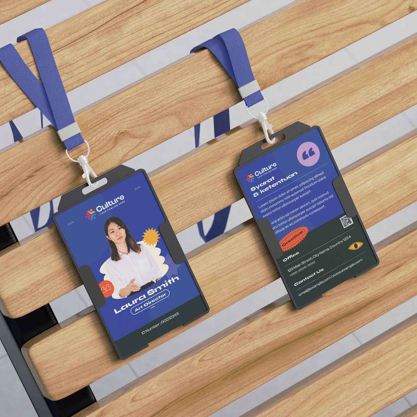 ID Card Culture Creative Desain Modern 003 🆔✨  - Image 1