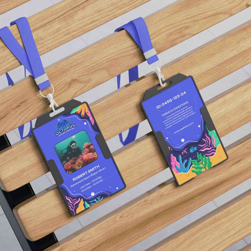 ID Card Ocean Dive Series – Eksklusif untuk Petualang Laut 006 🌊 - Image 1