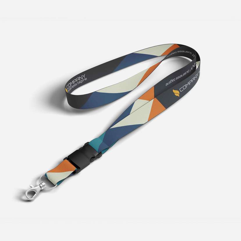 Lanyard Geometri Elegan – Seri Corporate Vibe 002 - Image 1