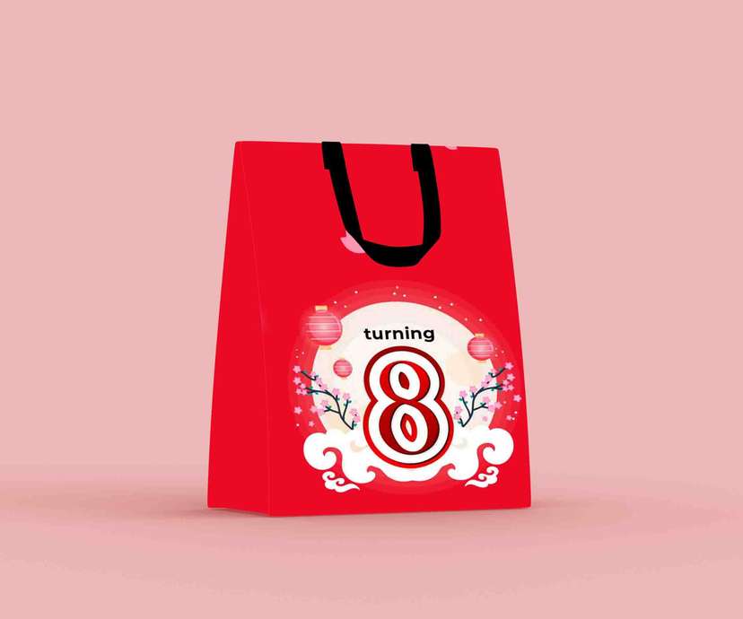 Paper Bag Ulang Tahun Mulan Chibi - Image 2