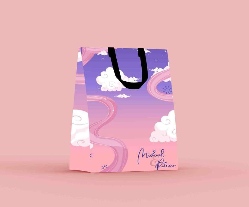 Paper Bag Wedding Couple - Image 2