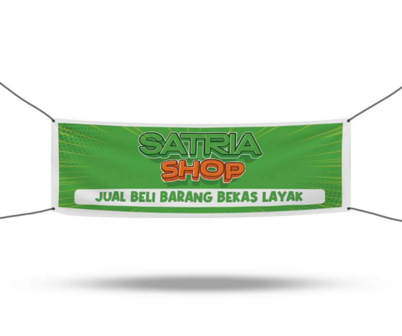 Banner Satria Shop – Toko Barang Bekas Layak - Image 1