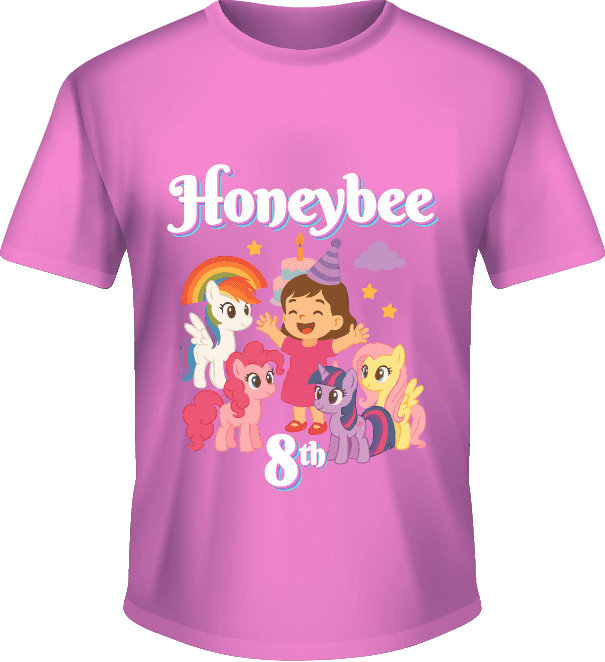 Kaos Ulang Tahun My Little Pony - Image 1