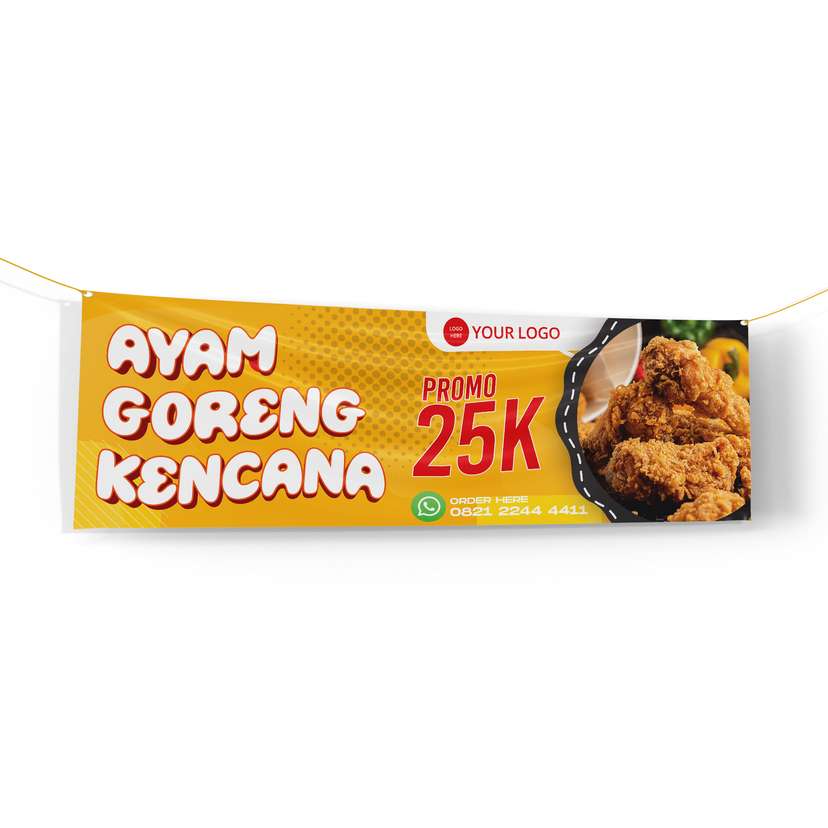 Banner Makanan Promo Ayam Goreng Hemat 25K - Image 1