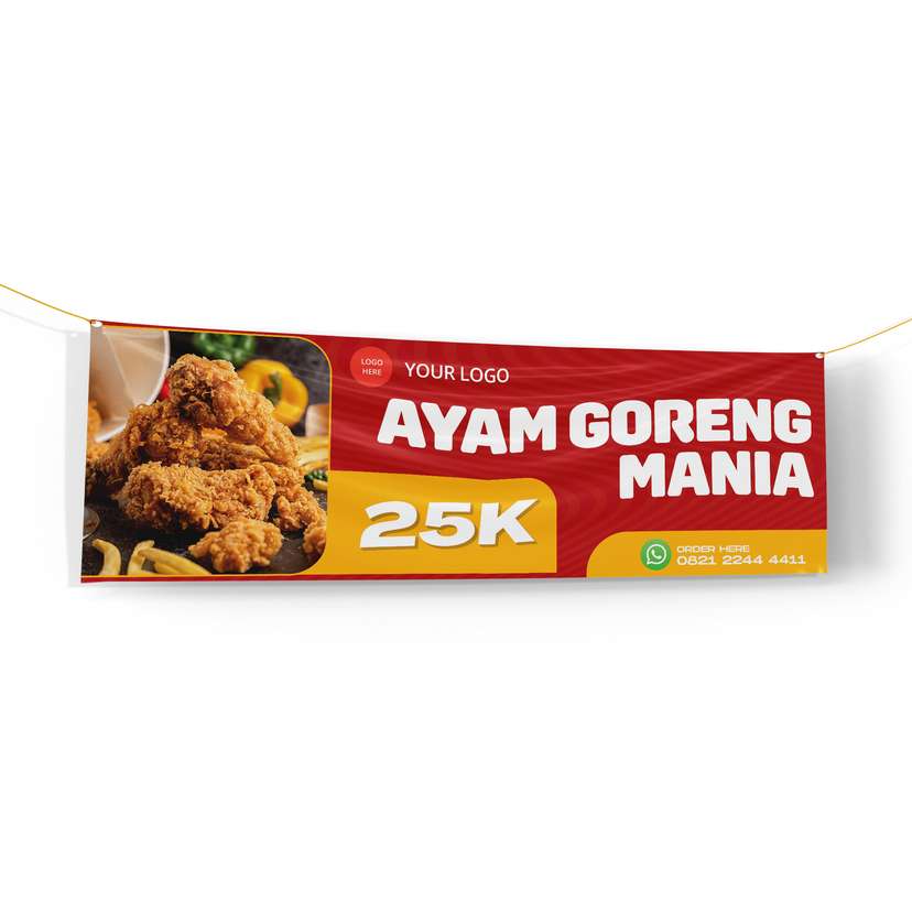 Banner Makanan Ayam Goreng Lezat Maksimal - Image 1