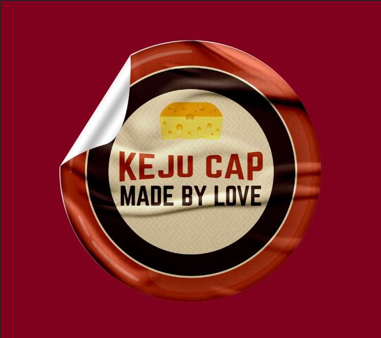 Sticker Keju Cap – Keju Lezat yang Dibuat dengan Cinta - Image 1