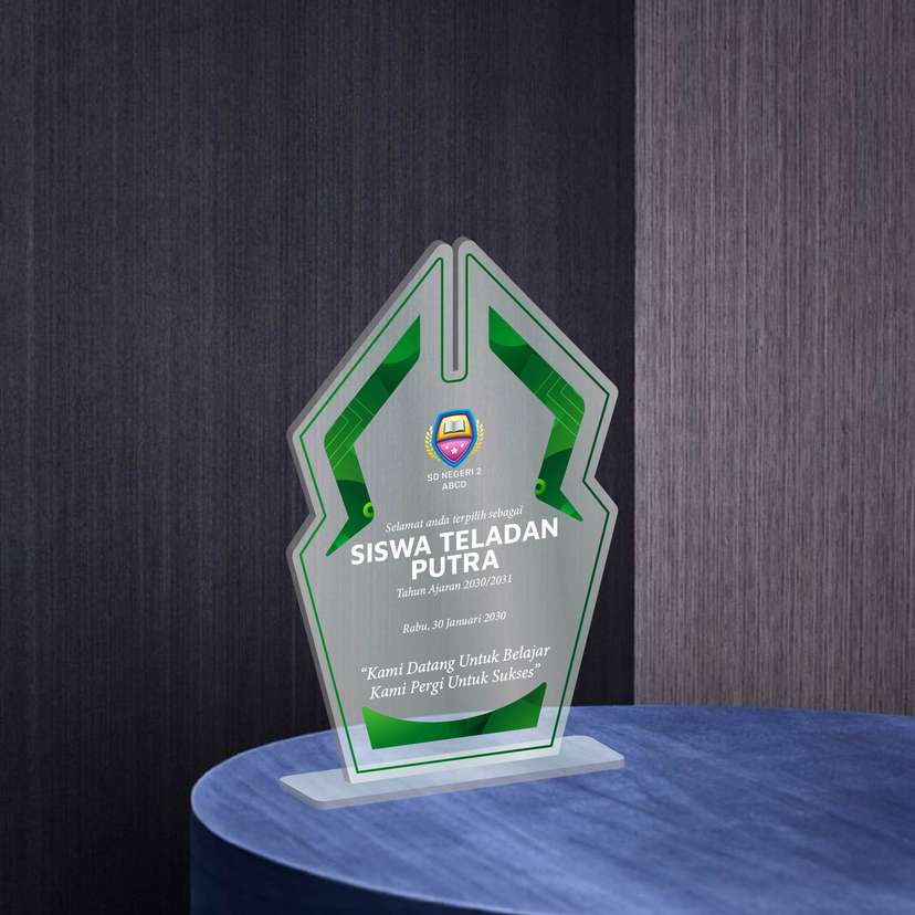 Plakat Akrilik Ucapan Selamat Siswa Teladan  - Image 1
