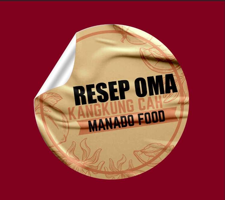 Sticker Resep Oma Kangkung Cah – Cita Rasa Tradisional Khas Manado - Image 1