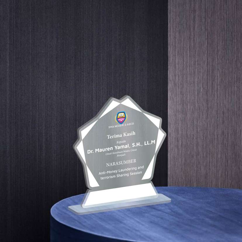 Plakat Akrilik Ucapan Terima Kasih - Starline Modern Appreciation - Image 1