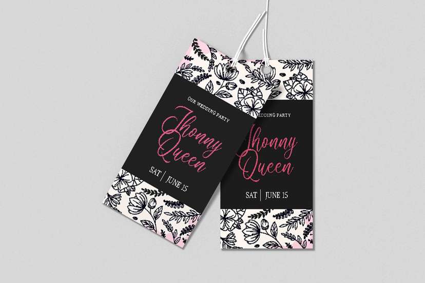 Hang Tag Floral Chic - Image 1