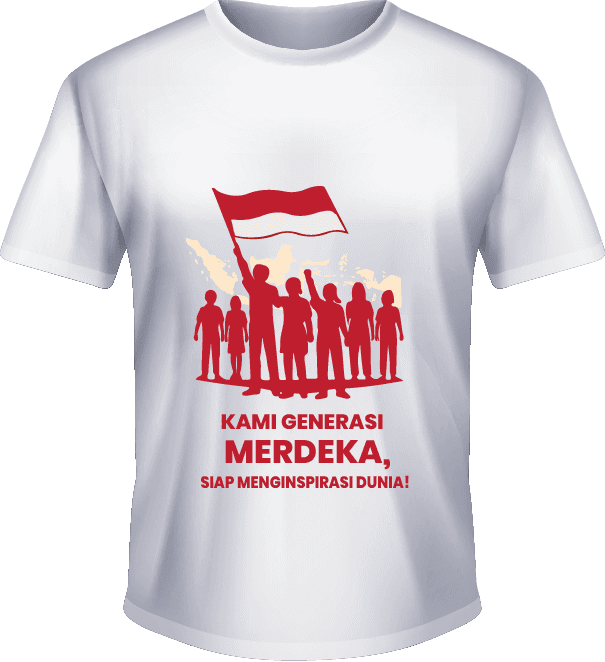 Kaos Generasi Merdeka: Siap Menginspirasi Dunia - Image 1