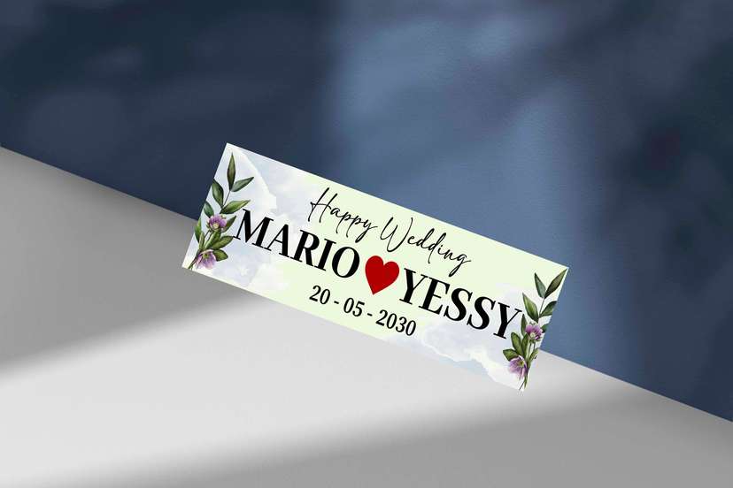 Wedding Plat Krem Hijau Muda - Image 1