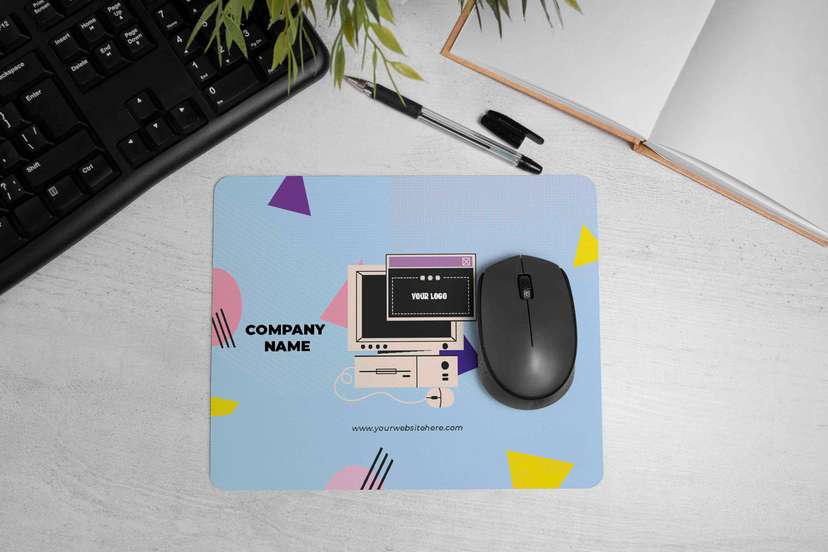 Mousepad Retro Komputer Vintage dengan Sentuhan Pop Art - Image 1