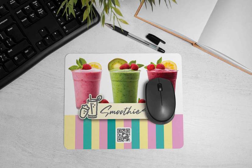 Mousepad Warna-Warni Segar untuk Promosi Minuman Sehat - Image 1
