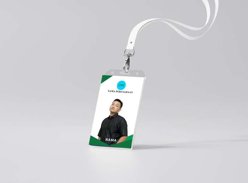 ID Card Perusahaan Nuansa Hijau - Image 1