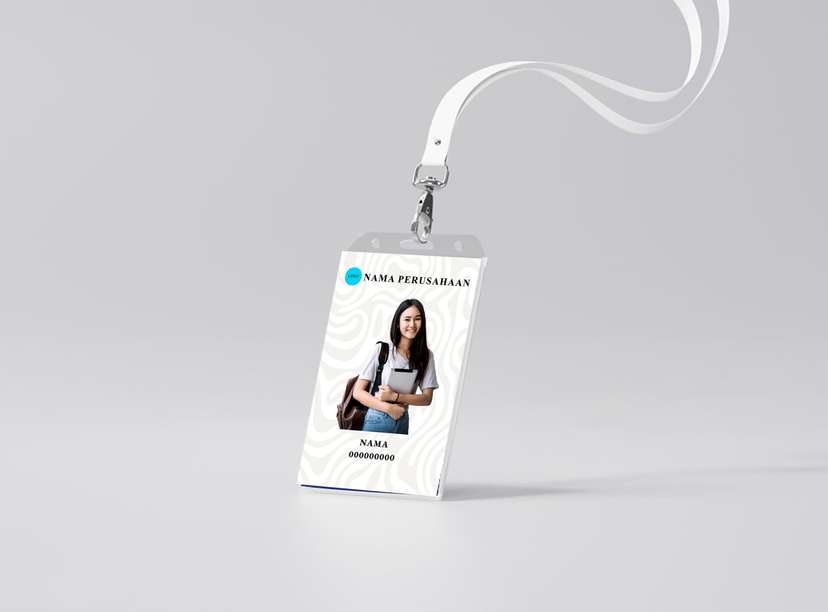 ID Card Profesional Background Motif Abu - Image 1