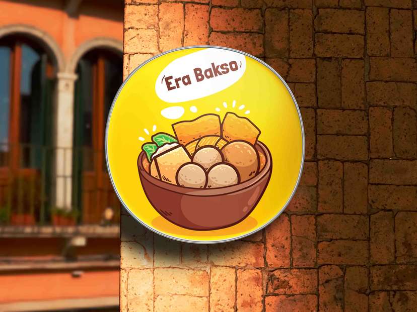 Desain Neon Box Era Bakso - Image 1