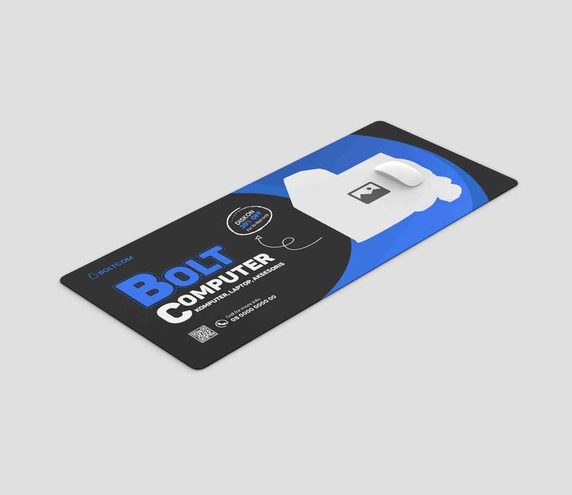 Mousepad Panjang Modern untuk Toko Komputer - Image 1