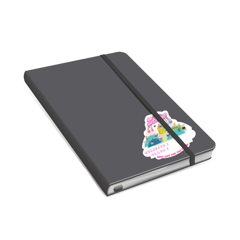 Stiker NamaTema Sekolah Peppa Pig - Image 1