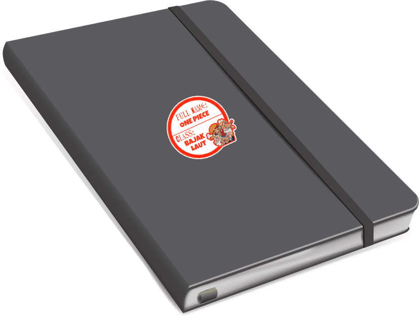 Stiker Nama Anak Tema One Piece Bajak Laut - Image 1