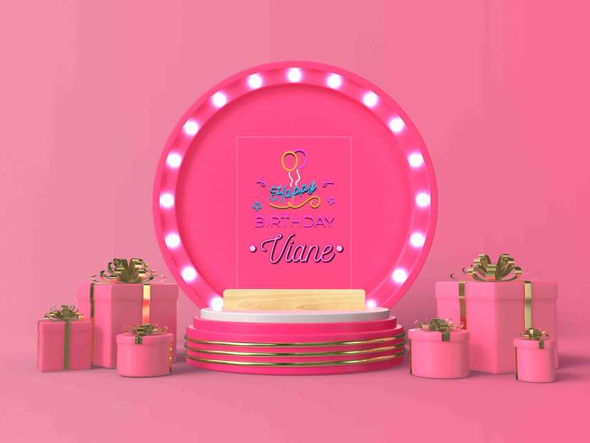 Dream LED Happy Birthday Neon Style - Image 1