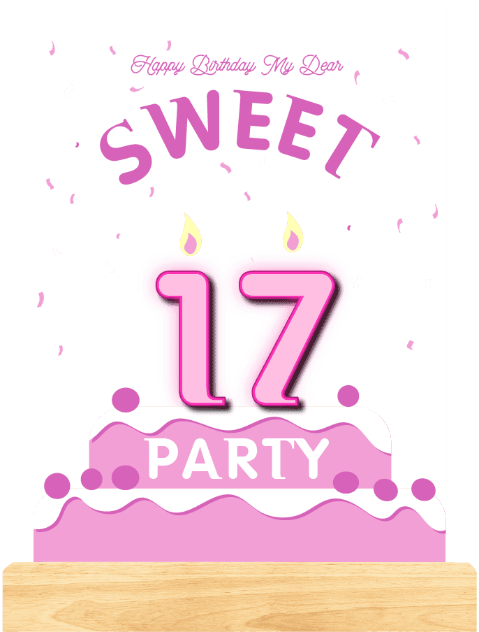Dream LED Sweet 17 Birthday Party - Image 1