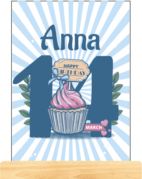 Dream LED Cupcake Birthday Theme - Image 1