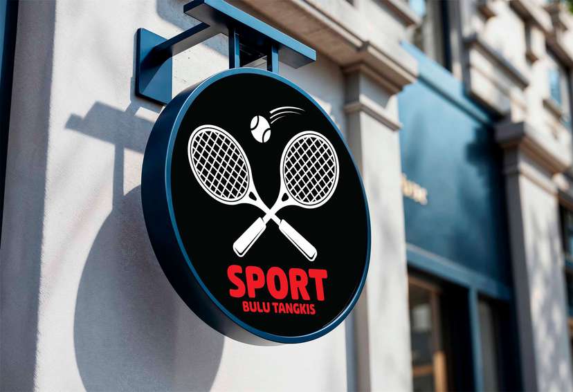 Neon Box Sport Bulu Tangkis  Energi Olahraga Dinamis - Image 1