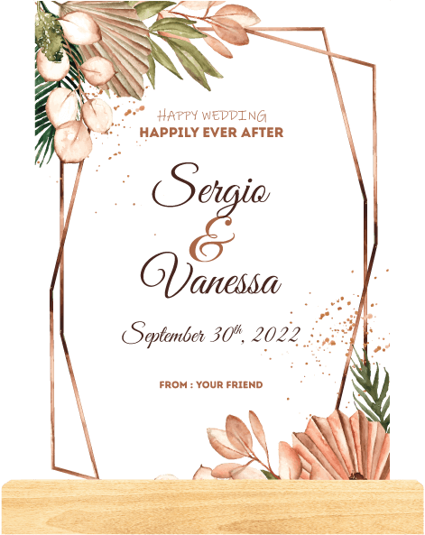 Dream LED Wedding Rustic Gold  - Image 1