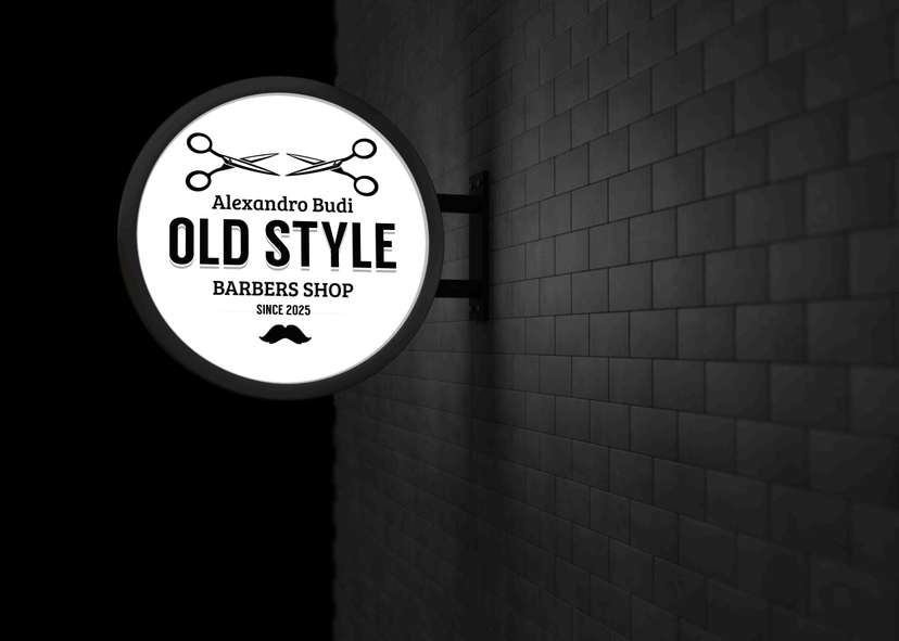 Neon Box Bulat Classic Black White - Image 1