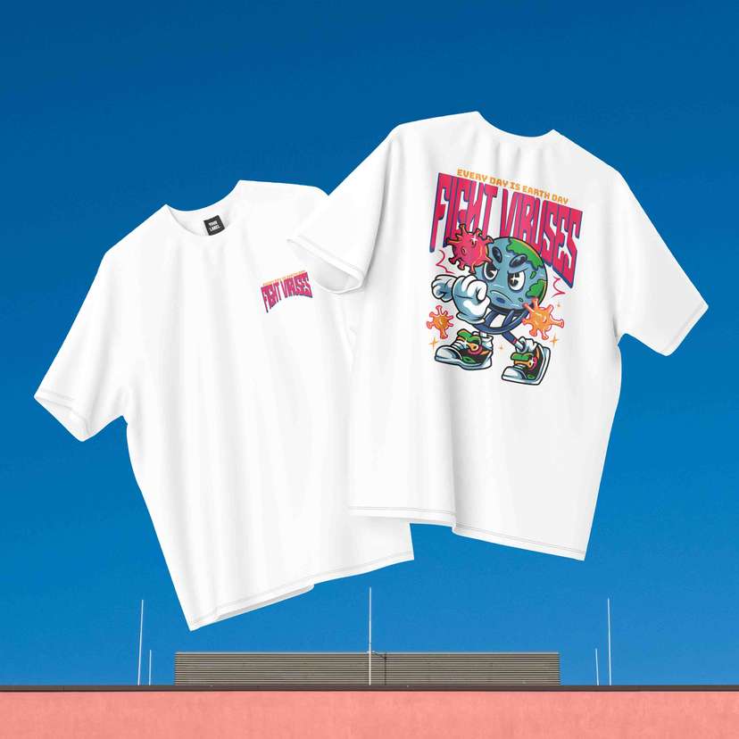 Kaos Streetwear - FIGHT VIRUSES - Image 1