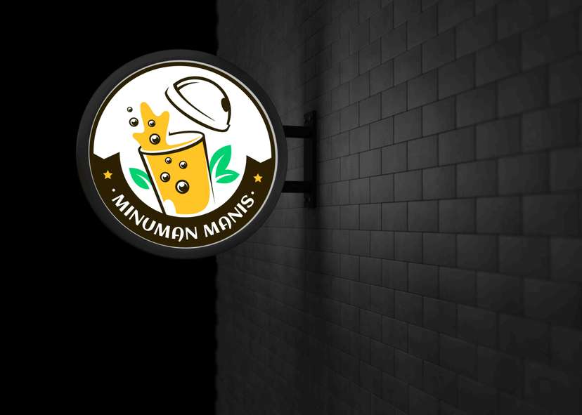 Neon Box Bulat Minuman Manis - Image 1