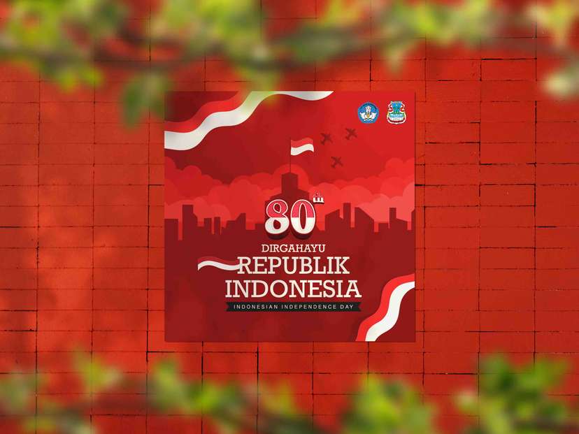 Baliho Dirgahayu Republik Indonesia 80 th - Image 1