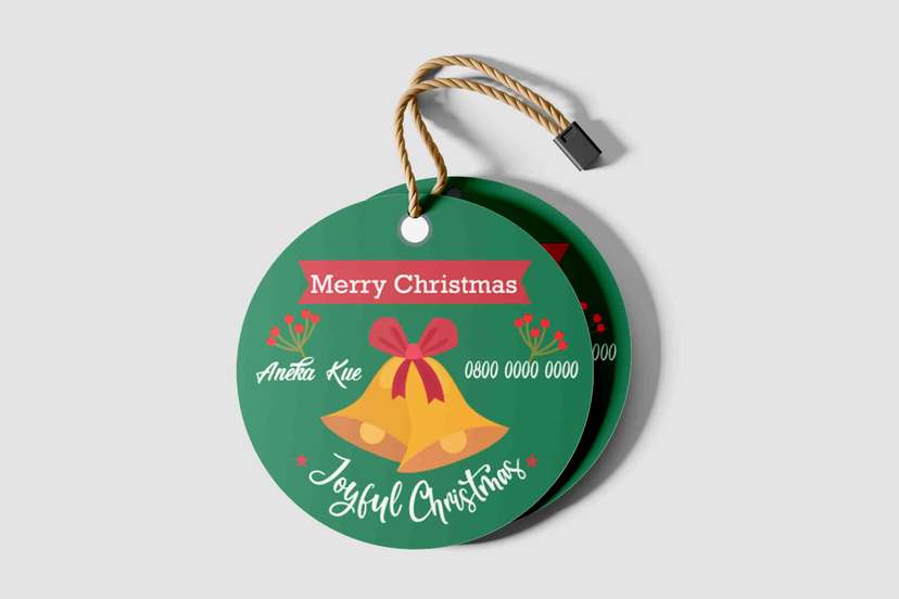 Hang Tag Merry Christmas Untuk Usaha - Image 1