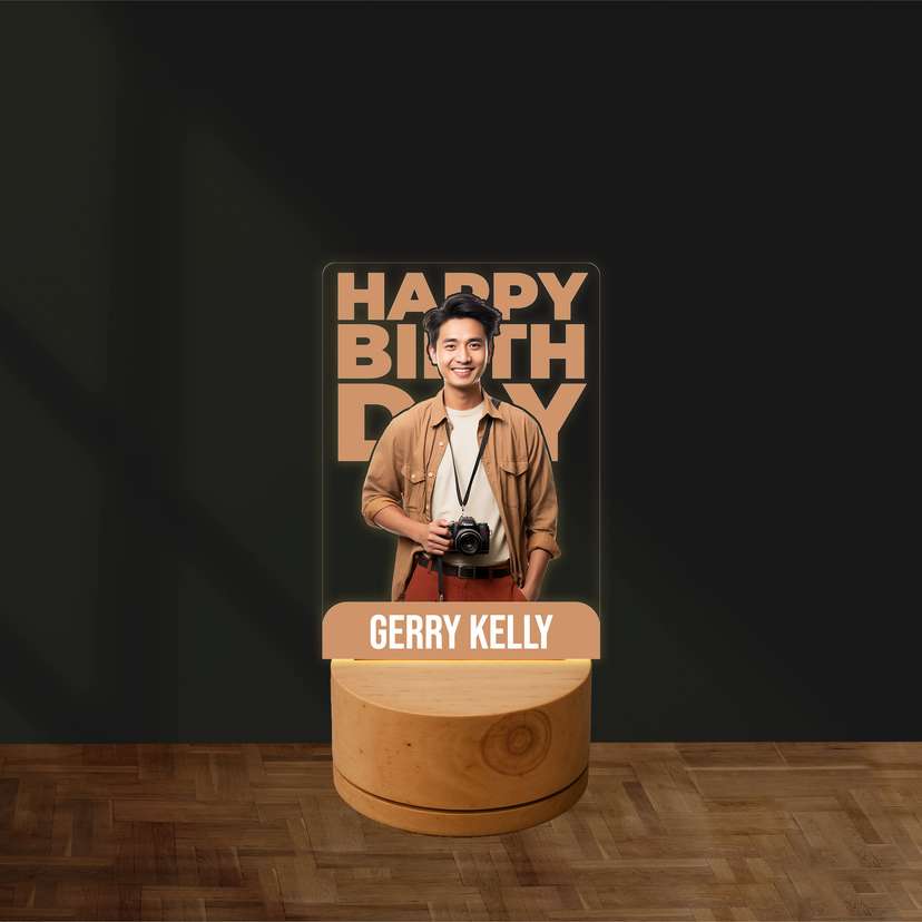 Dream LED Ulang Tahun Simpel Kotak - Image 1