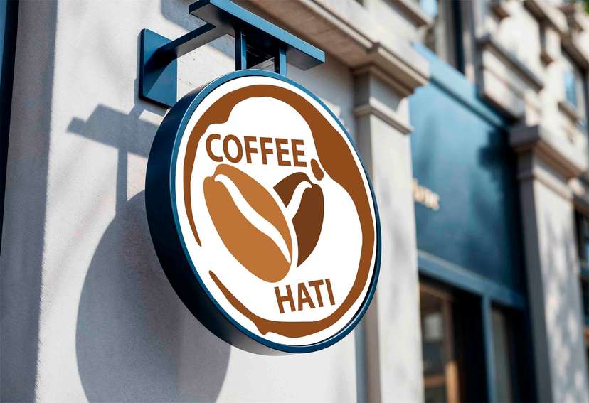 Neon Box Kopi dan Hati Simbol Rasa Tulus untuk Branding Usaha Kopi - Image 1