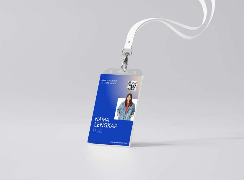 ID Card Karyawan Perusahaan Profesional - Image 1