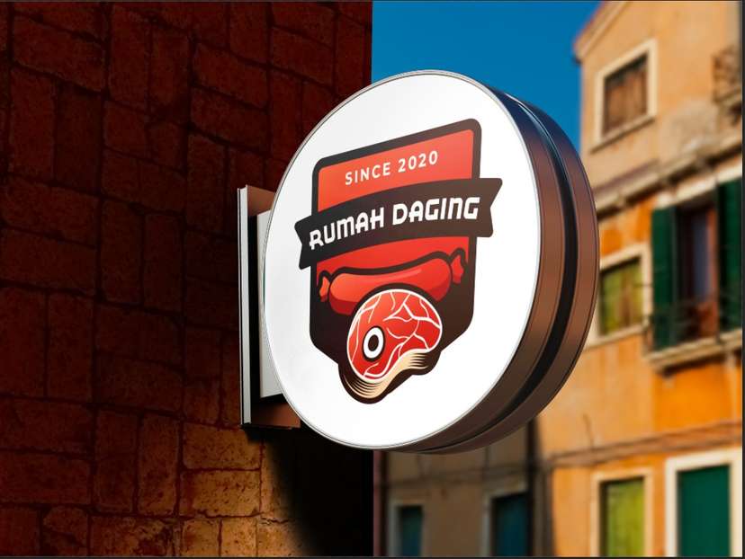Sign Box Rumah Daging - Image 1