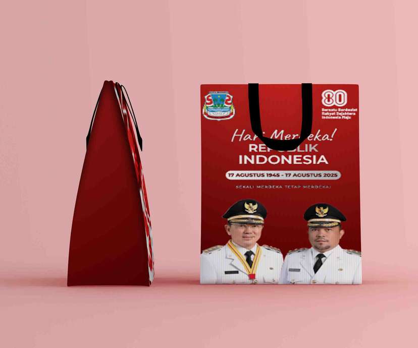 Paper Bag Hari Merdeka 80 Tahun Indonesia Merdeka - Image 1