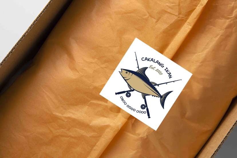 Sticker Makanan Cakalang Ikan - Image 1